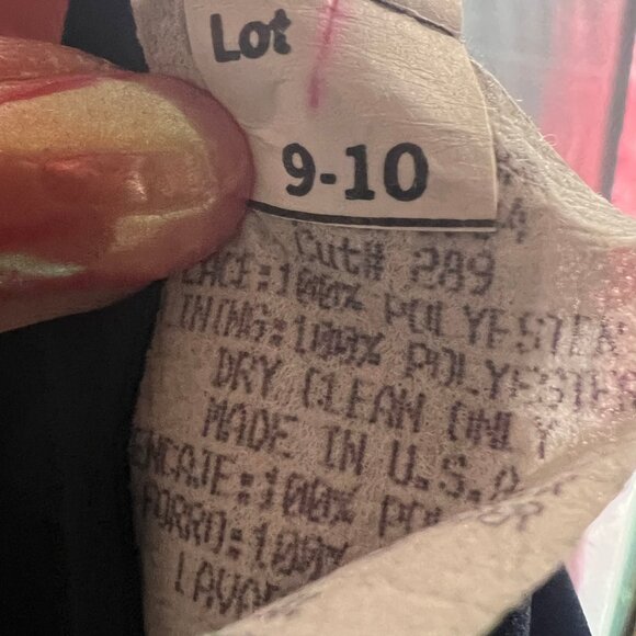 Betsy & Adam Blue Lace Gown - Picture 5 of 6